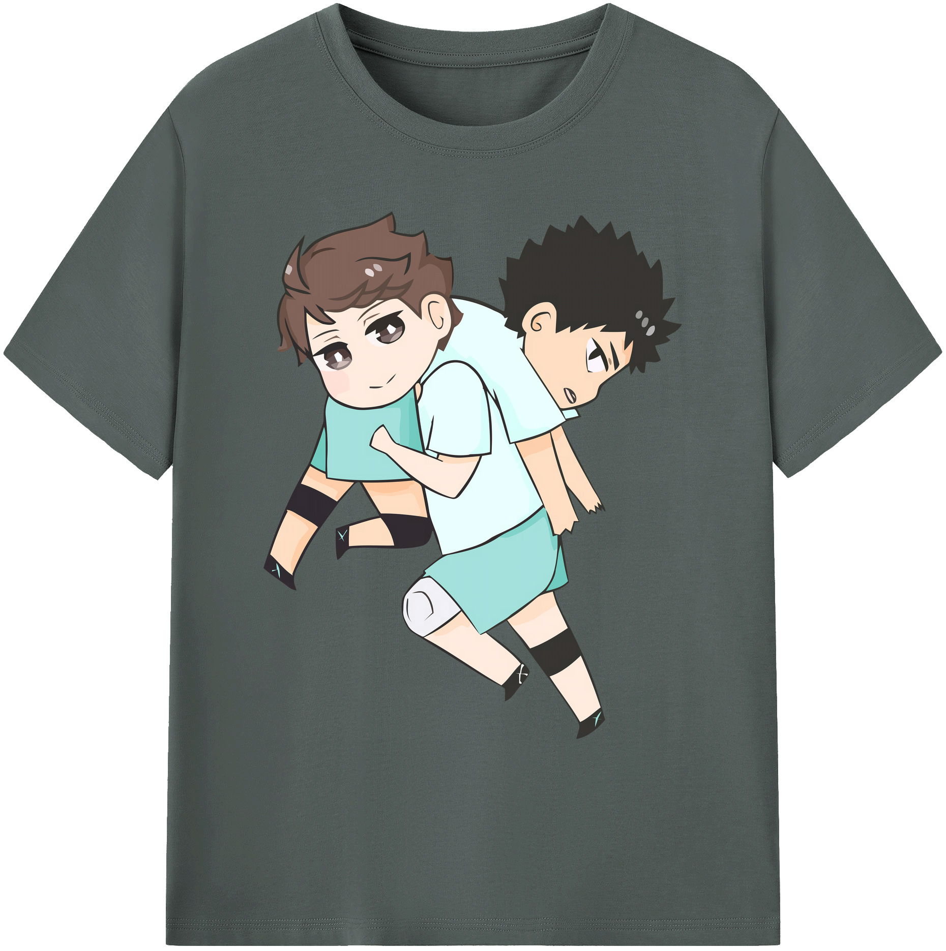 （画像用） ハイキュー!! Haikyu!! 綿100％ メンズ半袖Tシャツ｜肌触りやわらか＆通気性